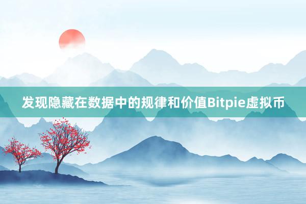 发现隐藏在数据中的规律和价值Bitpie虚拟币