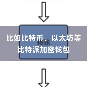 比如比特币、以太坊等比特派加密钱包