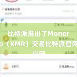 比特派推出了Monero（XMR）交易比特派官网